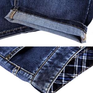 Men's Mid Waist Outdoor Business Casual <b>Denim</b> <b>Cargo</b> <b>Shorts</b> Zipper Fly Custom Logo Appliques Anti-Wrinkle Quick Dry Plus Size - Product Image 6