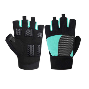 Guantes de cuero para gimnasio para hombre, manoplas largas de muñeca para levantamiento de pesas, transpirables para entrenamiento de Fitness cruzado - Product Image 1