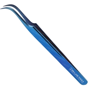 Professional Wide Curved Tip Tweezer for Eyelash Extensions Private Label, Wide Curved Volume Eyelash Extension Tweezer - Product Image 2