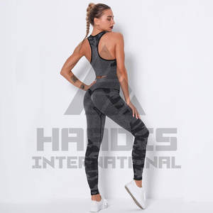 Conjuntos de Yoga de 2 piezas para mujer, ropa deportiva sin costuras para gimnasio - Product Image 2