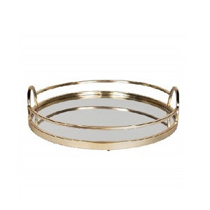 Gold Plated Metal <b>Mirror</b> Serving <b>Tray</b> - Product Image 6