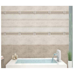Azulejos de pared de cerámica para baño interior de estilo moderno, 250x750mm, hechos en la India para vestíbulo de hotel o uso en el suelo interior - Product Image 1