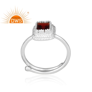 New Trendy Garnet Gemstone <b>Set</b> Fine 925 Silver Jewelry Cocktail <b>Girls</b> Ring Jewelry Manufacturer - Product Image 2