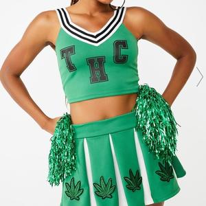 ชุดเชียร์ลีดเดอร์ของเด็กผู้หญิงชุดเชียร์ลีดเดอร์พิมพ์ลายเครื่องแบบเชียร์ลีดเดอร์ของเยาวชนและผู้ใหญ่ตามสั่ง - Product Image 1