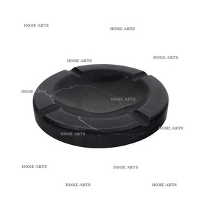 Cenicero de Mármol de Diseño Más Reciente con Soporte para Cigarrillos, Cenicero de Color Negro de la Mejor Calidad al Precio Más Bajo - Product Image 1