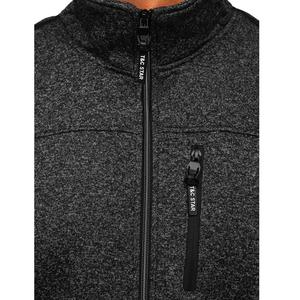 Conjunto de sudadera con capucha de manga larga para hombre con muestra gratis OEM 50% Algodón 50% poliéster invierno estampado sudadera de gran tamaño negro - Product Image 3