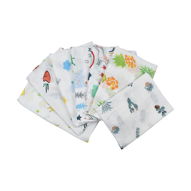 Cotton bamboo printed fabric small floral cotton kimono fabric