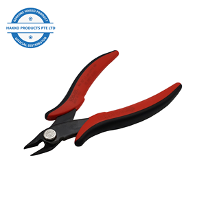 Ergonomic Design Wire Cutter 106-05 HAKKO Shears Cutting Tool Hand Tool Flush Cut Safety Clip Angled Small Blade Short <b>Long</b> <b>Nose</b> - Product Image 3