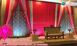 Glamm Punjabi-telón de fondo para escenario de boda, cortinas coloridas y vibrantes para Punjabi, boda, indio, Punjabi - Product Image 6