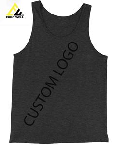 Precio al por Mayor, Camisetas Deportivas de Algodón 100% para Hombre, con Logotipo Personalizado, Camisetas de Tirantes para Fisicoculturismo, Camisetas Deportivas para Correr - Product Image 4
