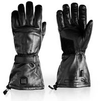 Guantes Deportivos Motowolf Gym Smart Anti-Caída para Hombre, Pantalla Táctil, Cuero, Dedos Completos, Antideslizantes, para Motocicleta y Auto, Amarillo y Azul
