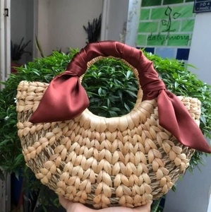 Wholesale Fashionable Elegant Wicker Natural Rattan Lady <b>HandBag</b> Unique Lightweight Durable Handle Rattan Lady <b>Handbag</b> - Product Image 2