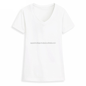 Camisetas 100% de algodón de gran tamaño, ropa de calle ajustada de alta calidad, vintage, cuello de pico, manga corta, para correr, promocional - Product Image 3