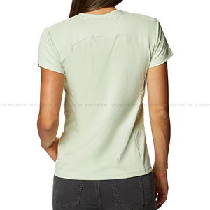 เสื้อยืดสตรีประสิทธิภาพสูงมีโลโก้ตามสั่งวัสดุคอตตอนระบายอากาศได้ดีสวมใส่สบายเป็นมิตรกับสิ่งแวดล้อม - Product Image 3