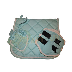 Juego de almohadillas de sillín GP de la mejor calidad en purpurina, diferentes diseños, almohadillas de sillín hechas a medida/juegos de almohadillas de sillín antideslizantes para montar a caballo - Product Image 5