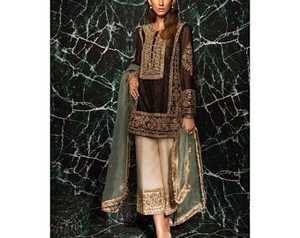 ปากีสถานอินเดียชุดแต่งงานปักชุดแต่งงานที่สง่างามขายร้อน2021 - Product Image 5