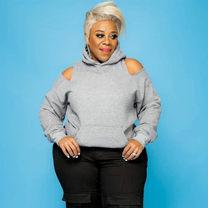 เสื้อฮู้ดผู้หญิงระบายอากาศได้ดีดีไซน์แฟชั่นมืออาชีพ - Product Image 3