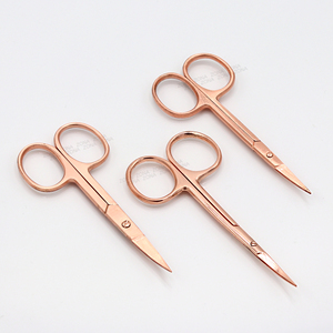 Best Stainless Steel Scissors for Manicure & Eyelash <b>Shaving</b> Fine <b>Point</b> Beauty Tool under Private Label - Product Image 2