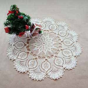 Crochet Tablecloth Rope Coaster - Product Image 1