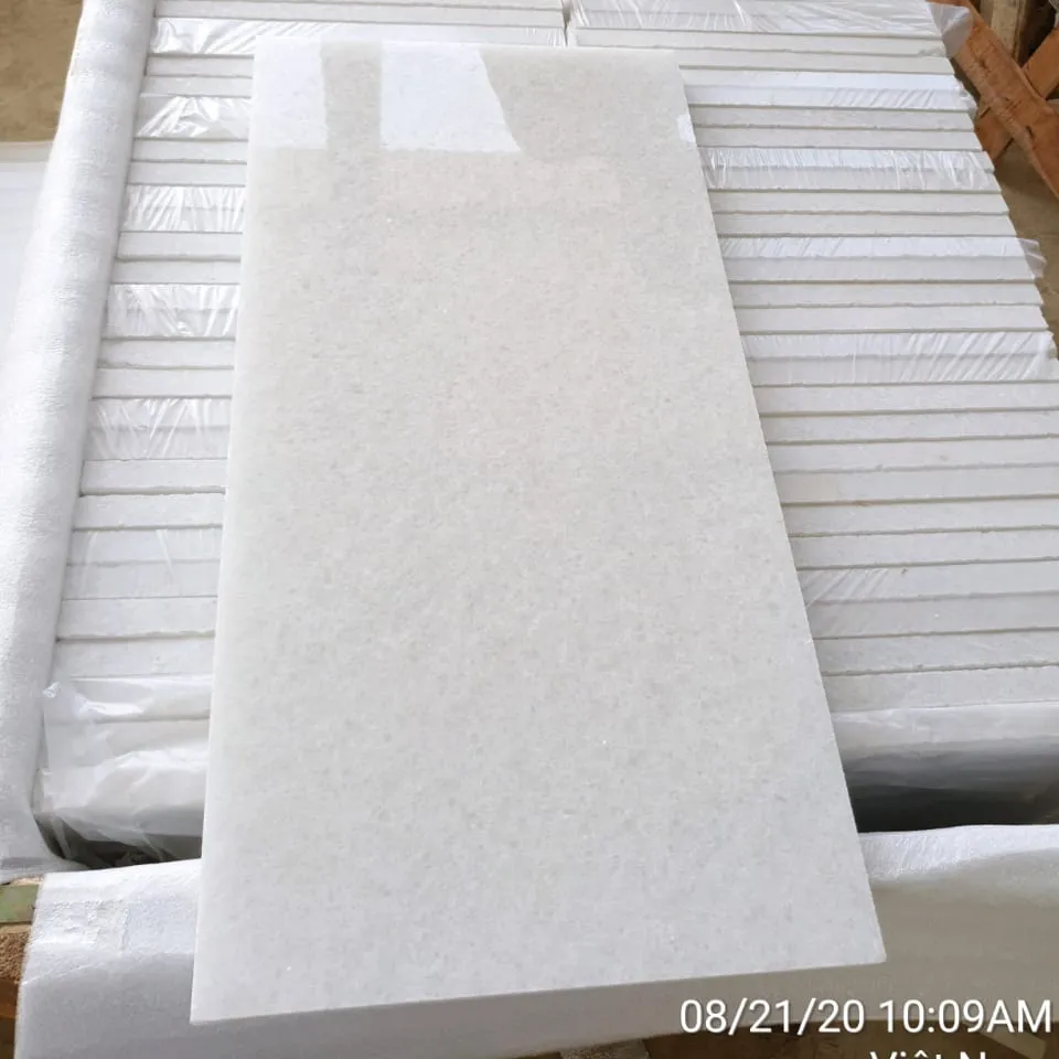 Кристально-белая мраморная плитка для роскошного дома-поставщик из Вьетнама