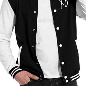 Pas cher Hommes Personnalisé Coton Polaire Baseball Veste Letterman Imprimé - Product Image 5