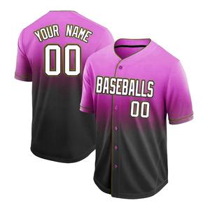 Camisas de béisbol con logotipo personalizado para hombre, ropa de softball, jersey, camisetas de softball sublimadas - Product Image 4