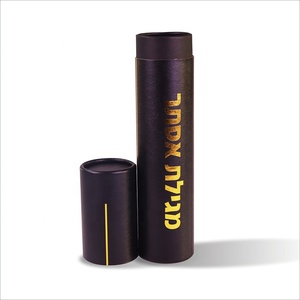 <b>Black</b> paper tube cylinder <b>box</b> high quality long round paper gift <b>box</b> made in Vietnam - Product Image 4