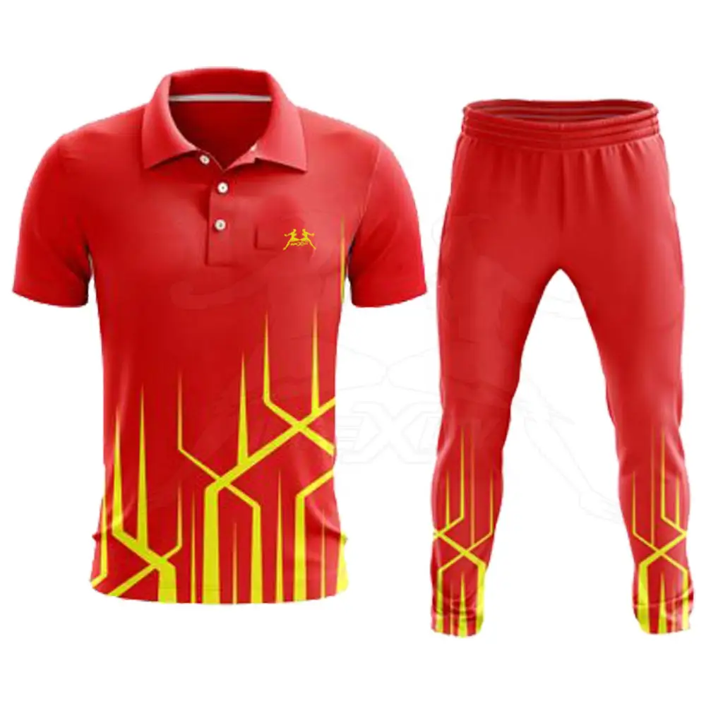 Uniforme da Cricket su misura uniforme da Cricket più venduta uniforme da Cricket Teamwear il tuo Logo Design