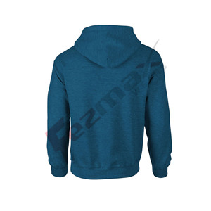 เสื้อฮู้ดผ้าฝ้าย100% แบบถักลายสีพื้น - Product Image 6