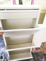 Meilleures ventes : Meuble à chaussures en acier inoxydable à 3+ niveaux, design moderne, extensible et à hauteur réglable, pour salon, extérieur, centre commercial et usage domestique