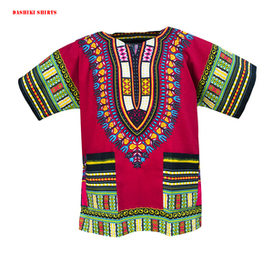 เสื้อดาชิกิแอฟริกันคุณภาพสูง ผ้าฝ้าย 100% เบาสบาย ระบายอากาศได้ดี จาก CRAFTSHUB สำหรับโอกาสพิเศษ - Product Image 1