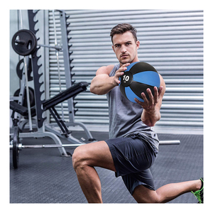Non-Slip Rubber <b>Weighted</b> Fitness Medicine Ball Exercise Heavy Workout Ball - Product Image 5