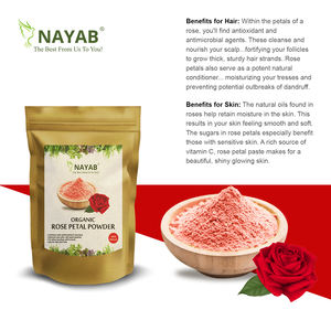 Polvo de extracto de Nayab de pétalo de Rosa orgánico de alta calidad de la India, botella de hierbas certificada a bajo precio, certificado Halal, NMP Udhyog - Product Image 5