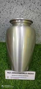 Classic Adult Cremation <b>Urn</b> Gold Aluminum Human <b>Ashes</b> Holder <b>for</b> Funerals and Memorials - Product Image 6