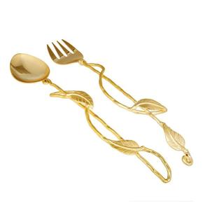 Vente en gros de couverts plaqués or, ensembles de vaisselle en métal de créateur faits à la main, classiques, élégants et bon marché - Product Image 4