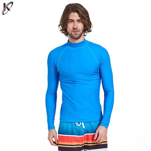 Men's Quick Dry <b>Long</b> <b>Sleeve</b> <b>Rash</b> <b>Vest</b> Swimwear <b>Rash</b> Guard Resistant - Product Image 6