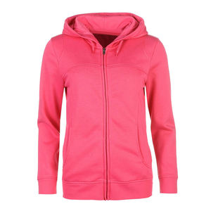 Sudadera con capucha para mujer, de alta calidad, nueva llegada, diseño personalizado, logotipo propio, Color sólido, liso, con cremallera, corte - Product Image 3