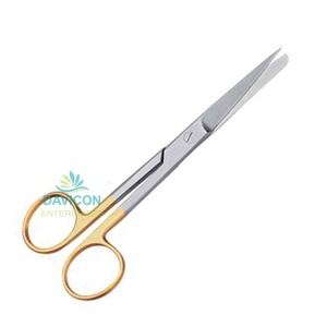 Ciseaux chirurgicales droits et rigides, de haute qualité en acier inoxydable, plastique - Product Image 1