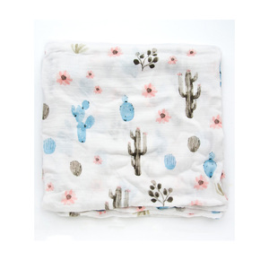 Couverture d'emmaillotage en mousseline de coton respirante et douce pour bébé emmaillotage en mousseline de gaze multicouche pour bébé unisexe - Product Image 1