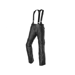 Pantalon de moto en cuir PU pour homme, protection des genoux, résistant à l'usure, pantalon de motocross coupe-vent, bas de pantalon de moto - Product Image 1