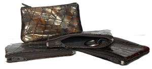 Luxury Stylish Newspaper Pattern Leather <b>Wallet</b> with Keyring Zipper Closure Coin Purse Whole Sale Price - Product Image 3