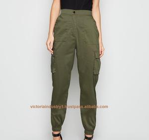 Pantalon cargo personnalisé pour femme, coupe ample, style streetwear, pantalon utilitaire décontracté, pantalon de jogging tendance - Product Image 3