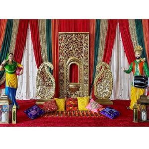 Punjabi Wedding Decor Fiber <b>Props</b> Manufacturer Desi Traditional Mehandi Night Decoration <b>Props</b> Elegant Sangeet Night Decor <b>Prop</b> - Product Image 1