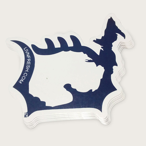 Pegatinas personalizadas de forma irregular, resistentes a la intemperie, a prueba de arañazos, pegatina troquelada, pegatina individual - Product Image 2