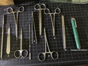 Kit de Disección y Primeros Auxilios Estilo LA ELAHI 2026, Juego de Instrumentos Quirúrgicos Manuales Reutilizables de Acero Inoxidable Alemán para Anatomía - Product Image 5