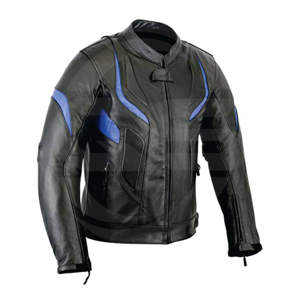Los hombres totalmente protectora carreras de moto chaqueta de cuero - Product Image 3