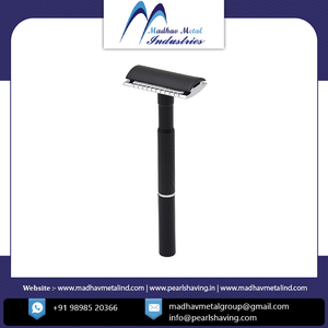 Maquinilla de Afeitar de Seguridad Ajustable para Hombre Pearl, Lista para Enviar, Modelo 2021, Doble Filo, Afeitado Clásico con Mango de Latón y Cuchillas de Acero Inoxidable - Product Image 6