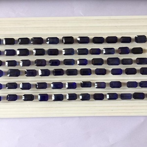 พลอยแซฟไฟร์สีน้ำเงินธรรมชาติเกรด AAA พลอยมรกตตัดด้วยใบรับรอง IGI เครื่องประดับผ่านการรับรองความร้อนเครื่องประดับอัญมณีหลวม - Product Image 2