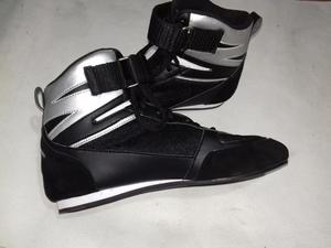 Venta directa de fábrica, zapatos de boxeo hechos a medida de alta calidad para hombre, cuero genuino, tela de algodón, goma EVA para invierno, primavera y otoño - Product Image 4