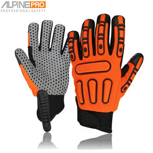 Gants de travail antidérapants en TPR personnalisés pour mécanicien Gants de sécurité avec fonction anti-impact en cuir synthétique pour outils à main - Product Image 5